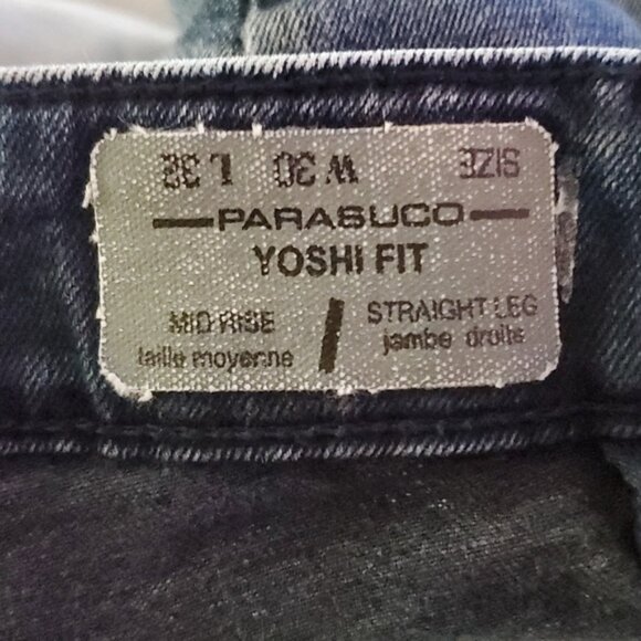 PARASUCO 'Yoshi' Mens/unisex Mid Rise Straight Jeans - Picture 16 of 16